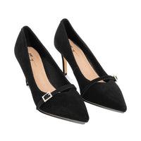 Quay Black Suede F26