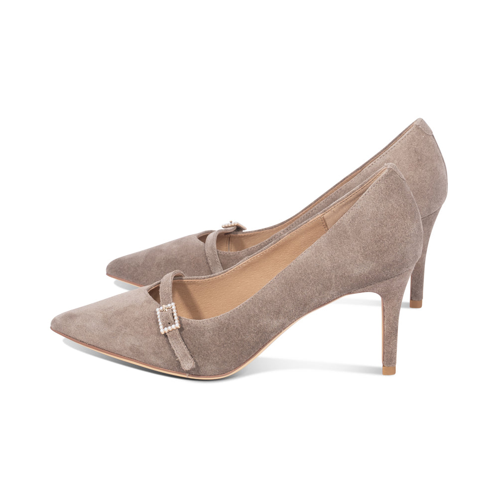 Quay Taupe Suede S26
