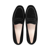 Regan Black Suede F26