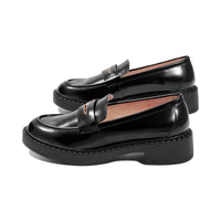 Rev Black High Shine Leather F25