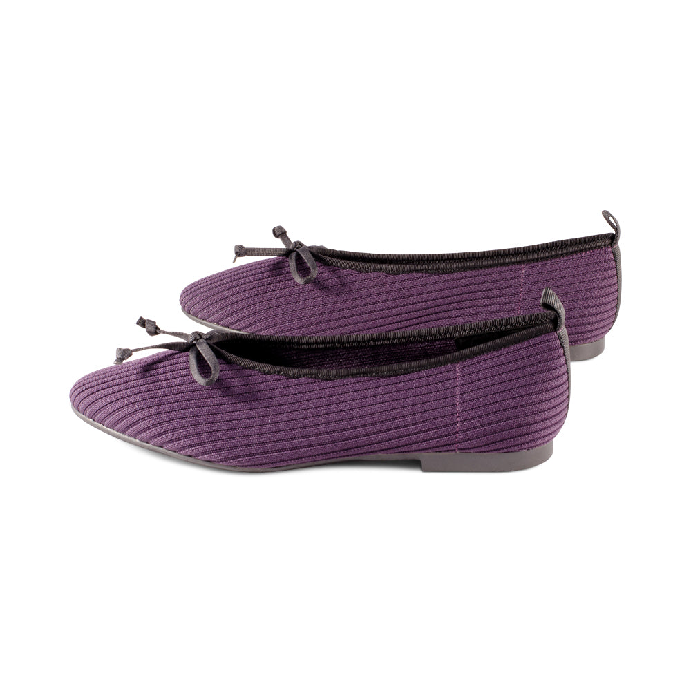 Richard Eggplant Ribbed Knit F23