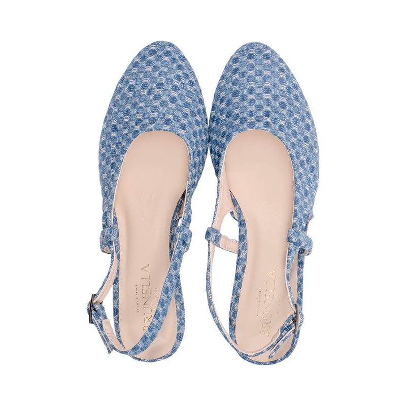 Rila Denim Crochet Fabric S25