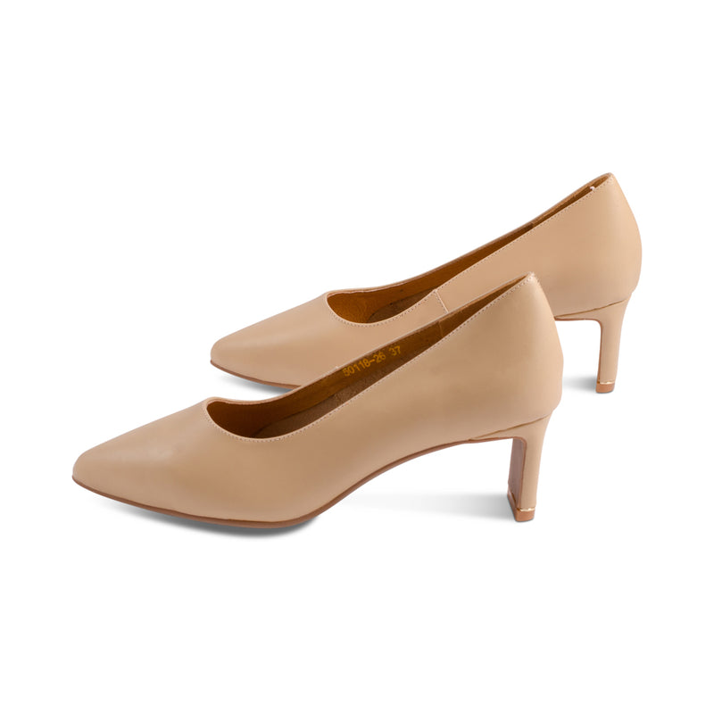 Saffron Nude Leather S24