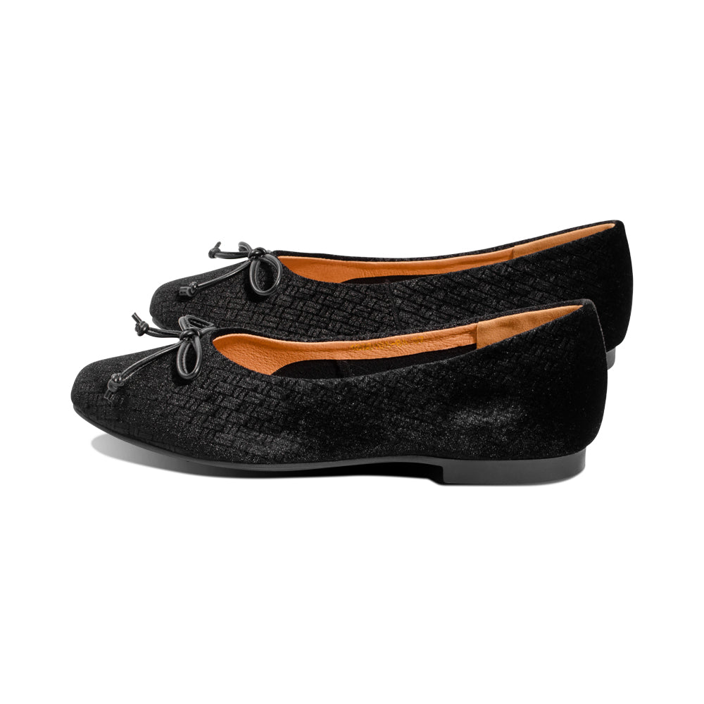 Sammy Black Weave Velvet F25