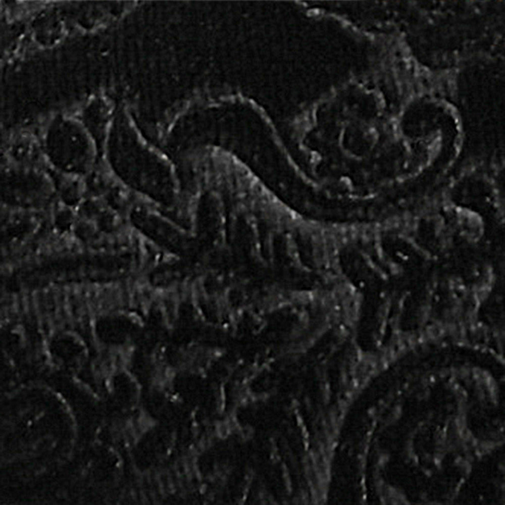 Sari Black Paisley Velvet F26