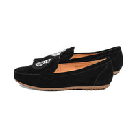 Sassari Black Suede W/ Embroidery F26