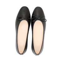 Serene Black Embossed Leather S26