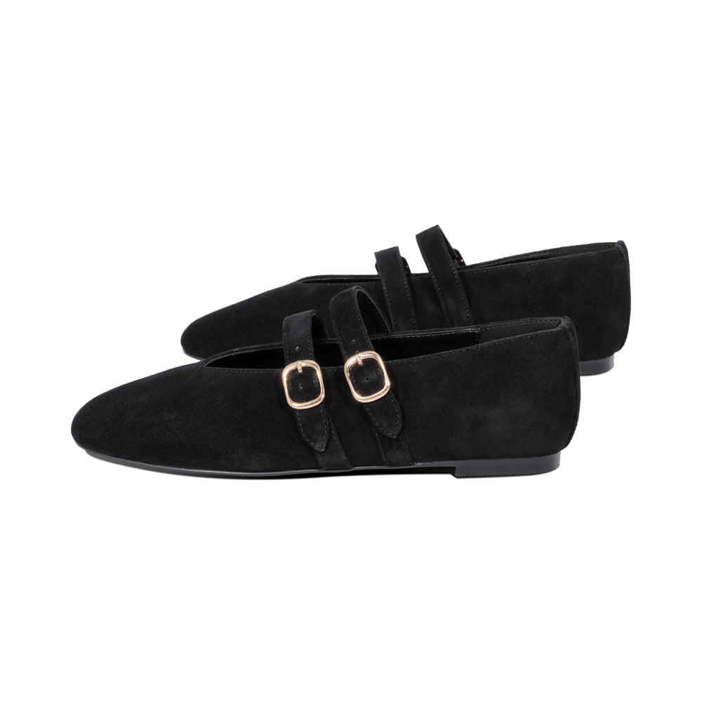 Shann Black Suede F25