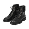 Shays Black Leather / Black Fur F25