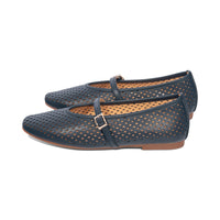 Simone Navy Leather S26