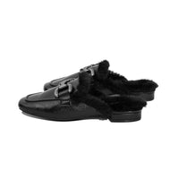 Skyla Black Grain Leather F26