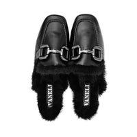 Skyla Black Grain Leather F26