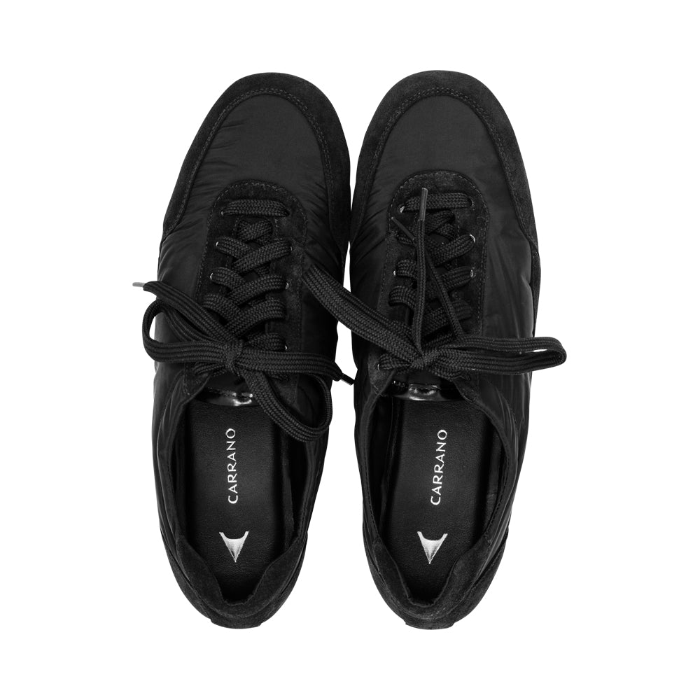 Sneakerina Black Leather S26