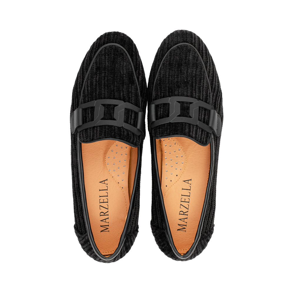 Snowdrop Black Chenille / Black Gum F26