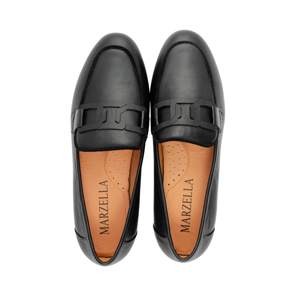 Snowdrop Black Leather F26