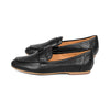Snowdrop Black Zigzag Leather F25