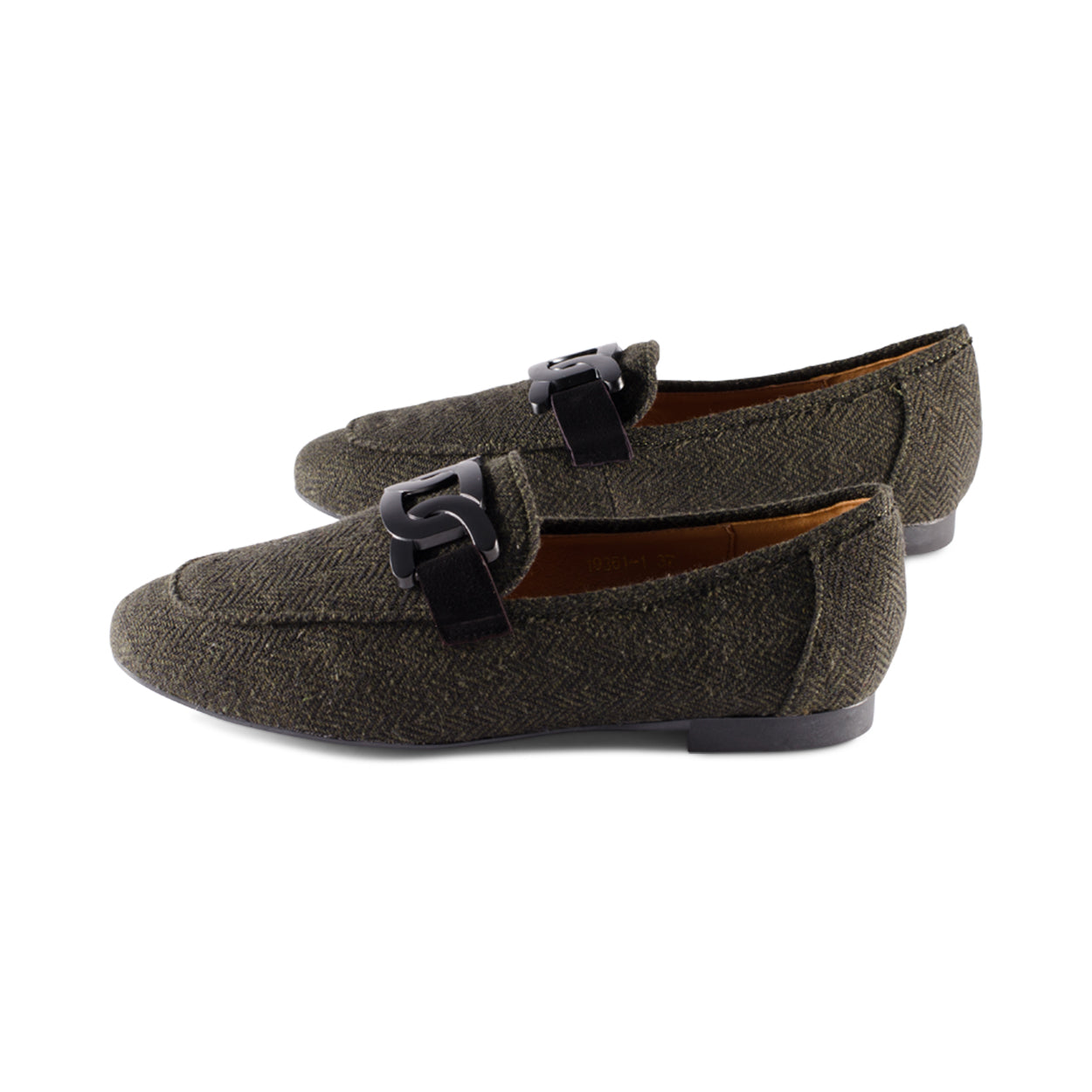 Snowdrop Olive Herringbone F23