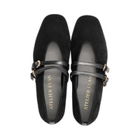 Solange Black Suede F25