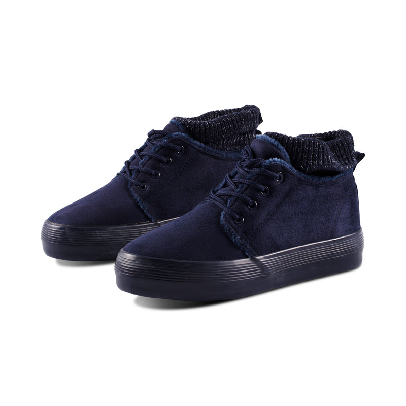 Sr-Bc6387 Navy Faux Suede F24