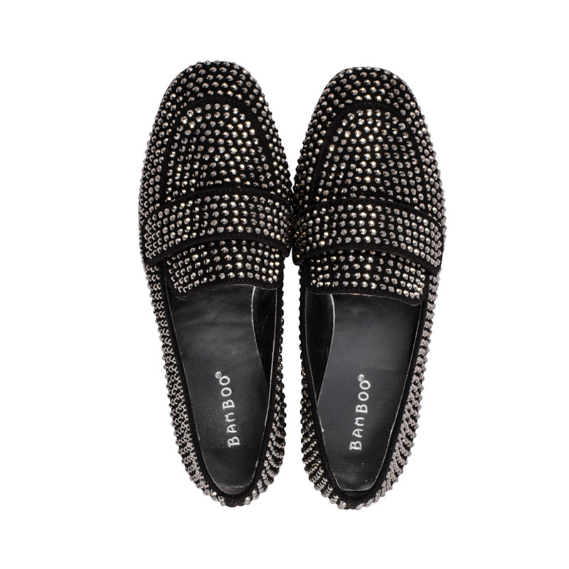 Stakes-12 Black Faux Suede F23