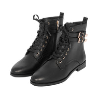 Tant Black Grainy Leather F26