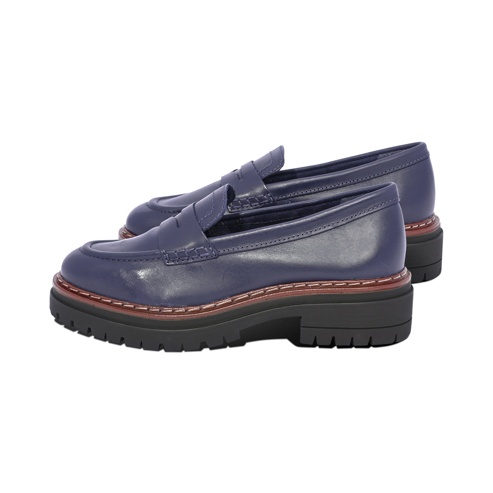 Tarifa Navy Leather F26