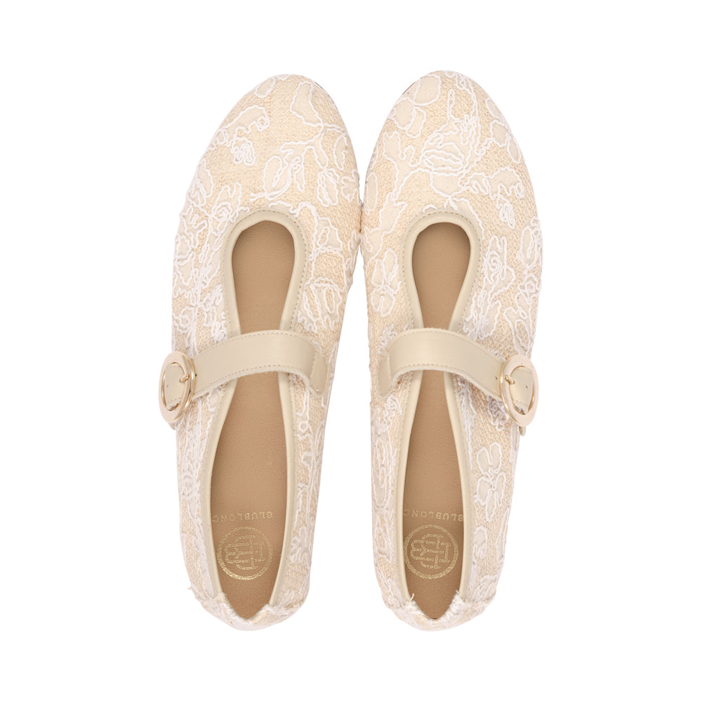 Tessa Beige Woven Floral S26