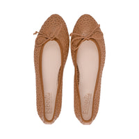 Thyme Caramel Laser Cut Leather S26