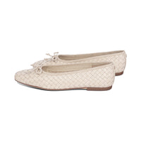 Tracey Modern Ivory Weave Leather S26