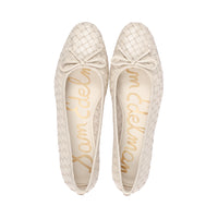 Tracey Modern Ivory Weave Leather S26