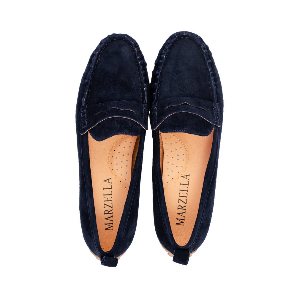 Treetop Dark Navy Suede F26