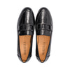 Trento Black Embossed Leather S25