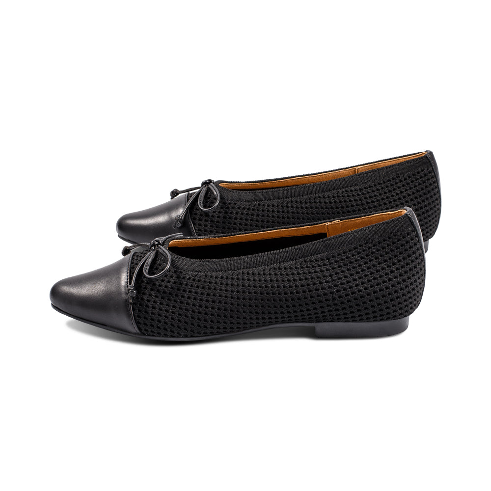 Treviso Black Knit / Leather S25