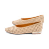 Turin Nude Perforated Leather S25