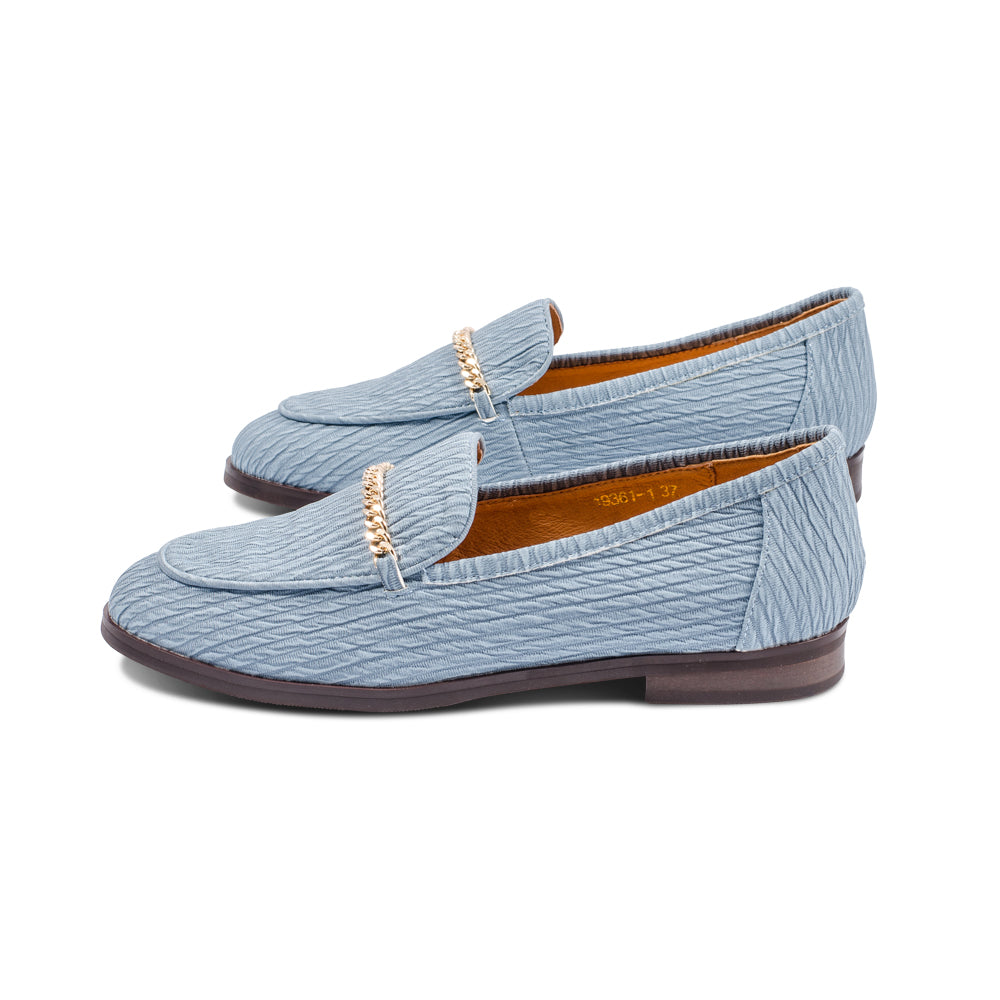 Vicenza Chambray Braided Fabric S25