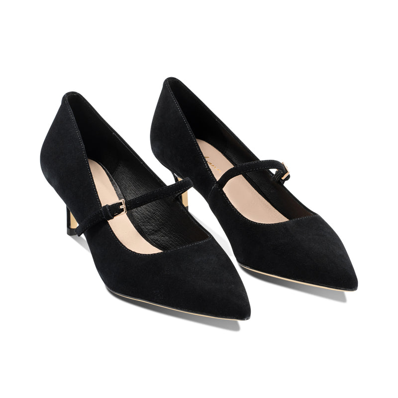 Wallice Black Suede F25
