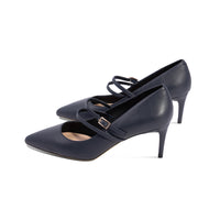 Winnie Navy Leather F26