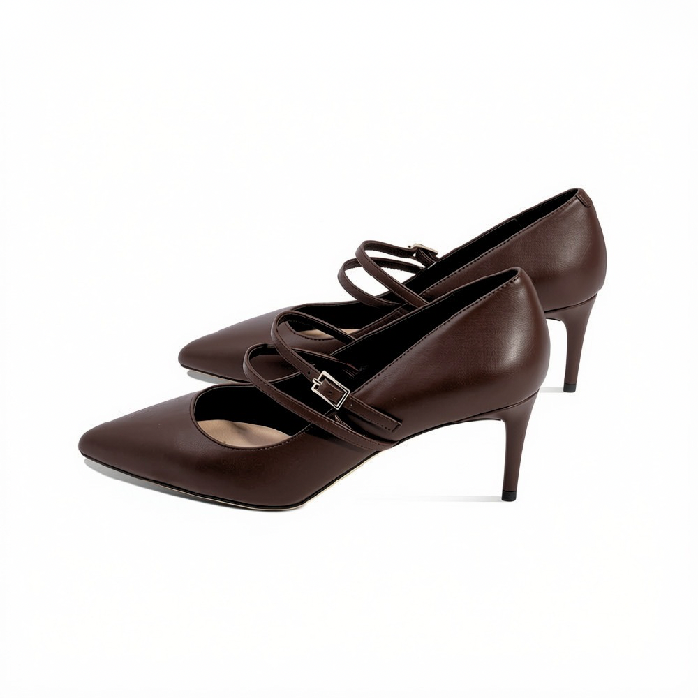 Winnie Chocolate Leather F26
