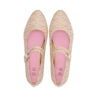 Yuma Natural Patterned Fabric S26