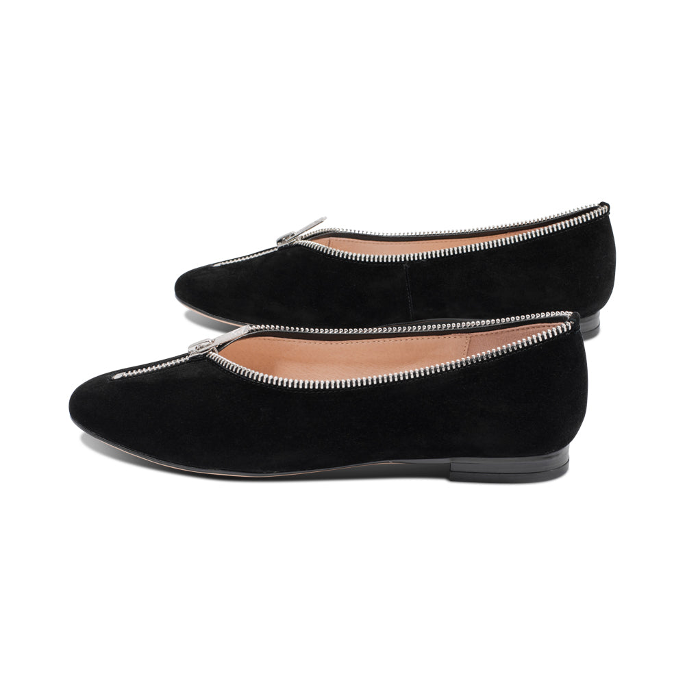 Zippy Black Suede F25