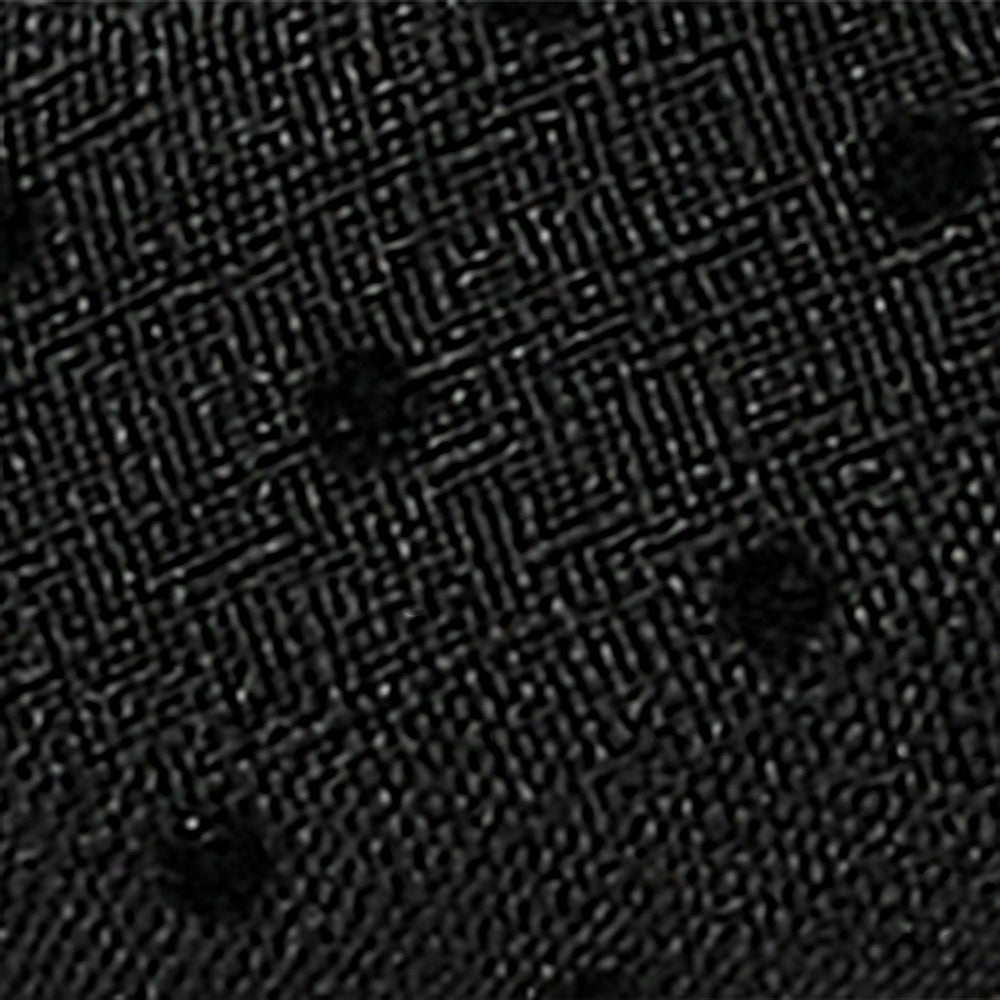 Aron Black Polka Dot Fabric F26