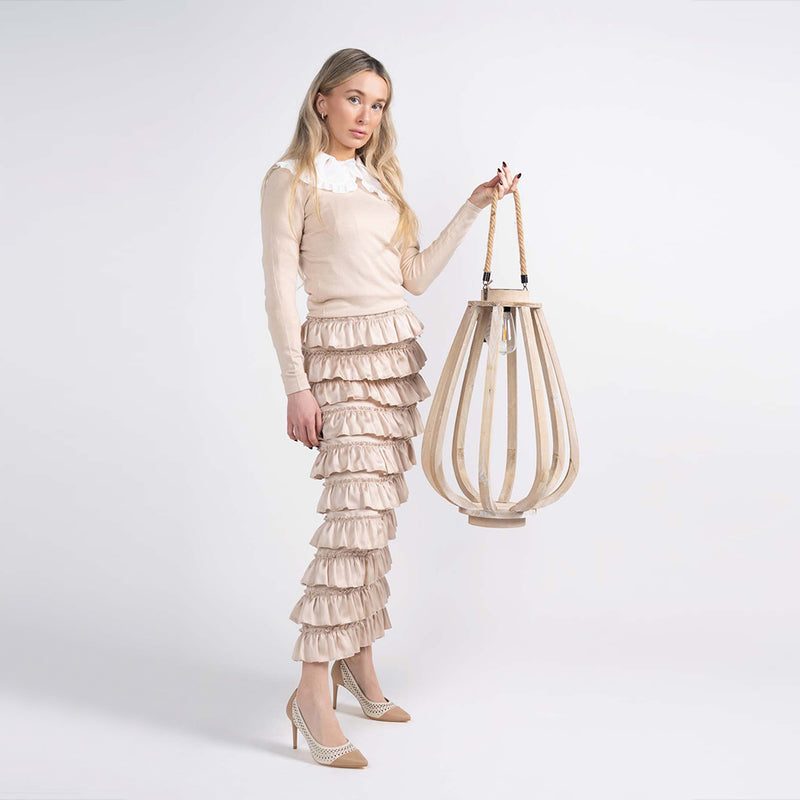 Camilla Ivory / Nude Leather S25