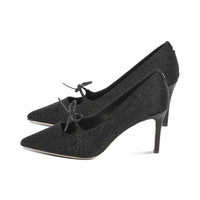 Esme Black Luxury Fabric F26