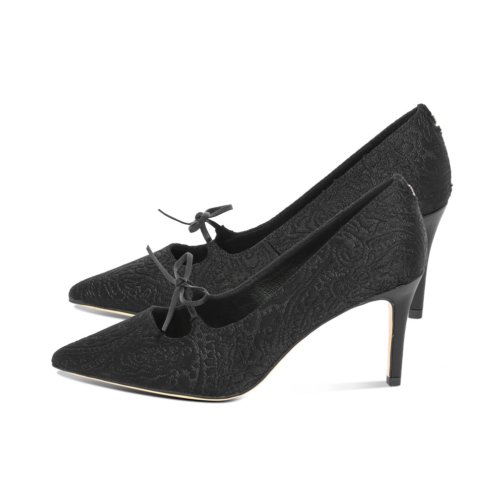 Esme Black Luxury Fabric PreOrder F26