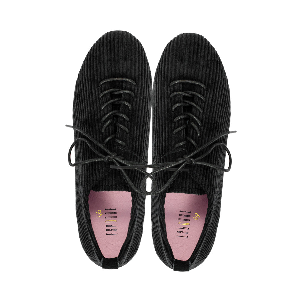 Fanny Black Wide Corduroy F26