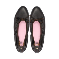 Hilda Chocolate Grainy Leather F26