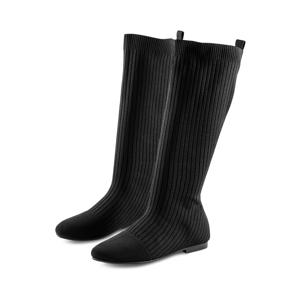 Hibiscus Black Knit F23