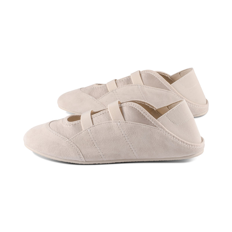 Jena White Sand Suede S25