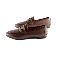 Jory Dark Brown Leather F23