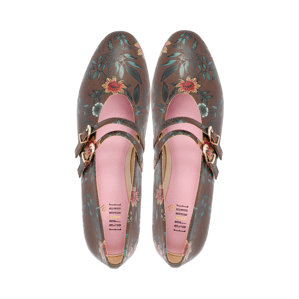 Kendel Cocoa Multi Floral Print F26